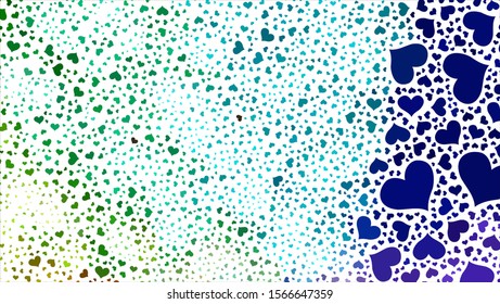 Geometric design. Halftone geometric design with a set of colorful abstract rhombuses. Multicolor, rainbow vector layout with lines, rectangles. Decorative design.