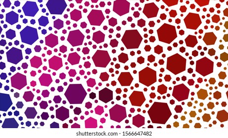Geometric design. Halftone geometric design with a set of colorful abstract rhombuses. Multicolor, rainbow vector layout with lines, rectangles. Decorative design.