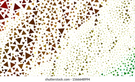 Geometric design. Halftone geometric design with a set of colorful abstract rhombuses. Multicolor, rainbow vector layout with lines, rectangles. Decorative design.