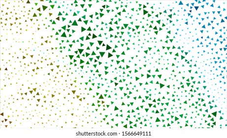 Geometric design. Halftone geometric design with a set of colorful abstract rhombuses. Multicolor, rainbow vector layout with lines, rectangles. Decorative design.