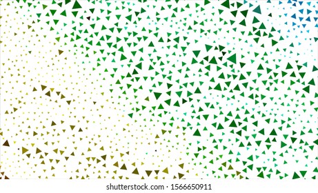 Geometric design. Halftone geometric design with a set of colorful abstract rhombuses. Multicolor, rainbow vector layout with lines, rectangles. Decorative design.