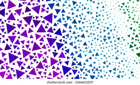 Geometric design. Halftone geometric design with a set of colorful abstract rhombuses. Multicolor, rainbow vector layout with lines, rectangles. Decorative design.