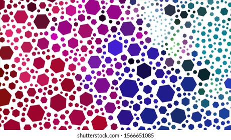 Geometric design. Halftone geometric design with a set of colorful abstract rhombuses. Multicolor, rainbow vector layout with lines, rectangles. Decorative design.