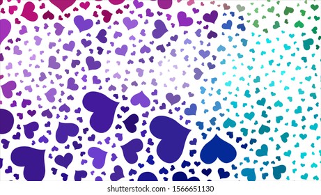 Geometric design. Halftone geometric design with a set of colorful abstract rhombuses. Multicolor, rainbow vector layout with lines, rectangles. Decorative design.