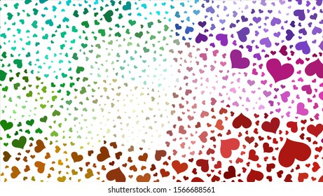 Geometric design. Halftone geometric design with a set of colorful abstract rhombuses. Multicolor, rainbow vector layout with lines, rectangles. Decorative design.