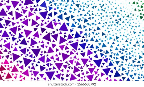 Geometric design. Halftone geometric design with a set of colorful abstract rhombuses. Multicolor, rainbow vector layout with lines, rectangles. Decorative design.