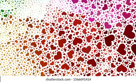 Geometric design. Halftone geometric design with a set of colorful abstract rhombuses. Multicolor, rainbow vector layout with lines, rectangles. Decorative design.