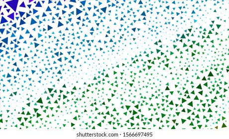 Geometric design. Halftone geometric design with a set of colorful abstract rhombuses. Multicolor, rainbow vector layout with lines, rectangles. Decorative design.