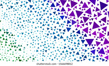 Geometric design. Halftone geometric design with a set of colorful abstract rhombuses. Multicolor, rainbow vector layout with lines, rectangles. Decorative design.