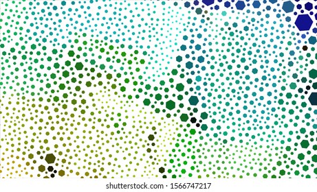 Geometric design. Halftone geometric design with a set of colorful abstract rhombuses. Multicolor, rainbow vector layout with lines, rectangles. Decorative design.