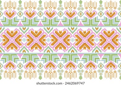 Geometric design, Ikat pattern, traditional design for fabric, clothes, fashion, tiled floor, background, carpet, wallpaper, wrapping, batik, rugs, cushion cover