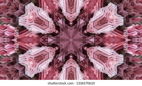 Geometric design, Isometric mosaic of a vector kaleidoscope, abstract Mosaic Background, colorful Futuristic isometric Background, geometric Triangular Pattern. Mosaic texture. EPS 10 Vector