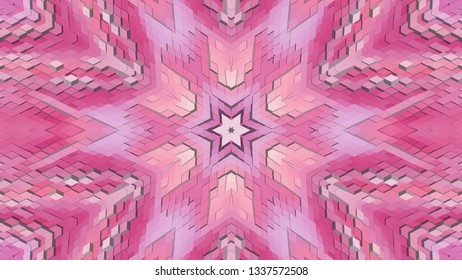 Geometric design, Isometric mosaic of a vector kaleidoscope, abstract Mosaic Background, colorful Futuristic isometric Background, geometric Triangular Pattern. Mosaic texture. EPS 10 Vector