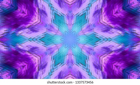 Geometric design, Isometric mosaic of a vector kaleidoscope, abstract Mosaic Background, colorful Futuristic isometric Background, geometric Triangular Pattern. Mosaic texture. EPS 10 Vector