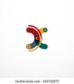 Geometric design letters. Minimal icon