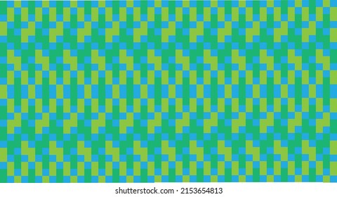 Geometric design in light green and yellow for fabric or textile