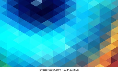 Geometric design, Mosaic, abstract background Mosaic, colorful futuristic background, geometric square pattern. Mosaic texture. The effect of stained glass. EPS 10 Vector
