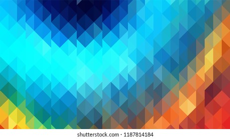Geometric design, Mosaic, abstract background Mosaic, colorful futuristic background, geometric square pattern. Mosaic texture. The effect of stained glass. EPS 10 Vector