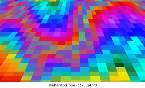 Geometric design, Mosaic, abstract background Mosaic, colorful futuristic background, geometric square pattern. Mosaic texture. The effect of stained glass. EPS 10 Vector