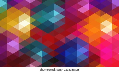 Geometric design, Mosaic, abstract background Mosaic, colorful futuristic background, geometric square pattern. Mosaic texture. The effect of stained glass. EPS 10 Vector