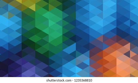 Geometric design, Mosaic, abstract background Mosaic, colorful futuristic background, geometric square pattern. Mosaic texture. The effect of stained glass. EPS 10 Vector