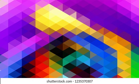 Geometric design, Mosaic, abstract background Mosaic, colorful futuristic background, geometric square pattern. Mosaic texture. The effect of stained glass. EPS 10 Vector