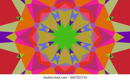 Geometric design, Mosaic of a vector kaleidoscope, abstract Mosaic Background, colorful Futuristic Background, geometric Triangular Pattern, EPS 10 Vector illustration.