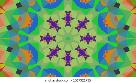 Geometric design, Mosaic of a vector kaleidoscope, abstract Mosaic Background, colorful Futuristic Background, geometric Triangular Pattern, EPS 10 Vector illustration.