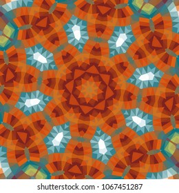 Geometric design, Mosaic of a vector kaleidoscope, abstract Mosaic Background, colorful Futuristic Background, geometric Triangular Pattern, EPS 10 Vector illustration.