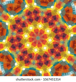 Geometric design, Mosaic of a vector kaleidoscope, abstract Mosaic Background, colorful Futuristic Background, geometric Triangular Pattern, EPS 10 Vector illustration.