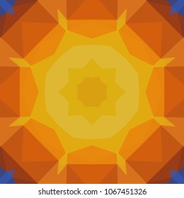 Geometric design, Mosaic of a vector kaleidoscope, abstract Mosaic Background, colorful Futuristic Background, geometric Triangular Pattern, EPS 10 Vector illustration.