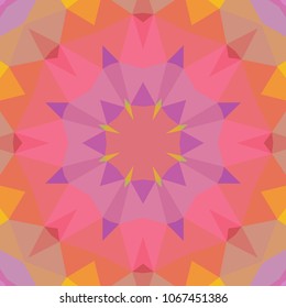 Geometric design, Mosaic of a vector kaleidoscope, abstract Mosaic Background, colorful Futuristic Background, geometric Triangular Pattern, EPS 10 Vector illustration.