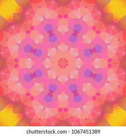 Geometric design, Mosaic of a vector kaleidoscope, abstract Mosaic Background, colorful Futuristic Background, geometric Triangular Pattern, EPS 10 Vector illustration.