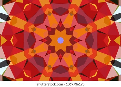 Geometric design, Mosaic of a vector kaleidoscope, abstract Mosaic Background, colorful Futuristic Background, geometric Triangular Pattern, EPS 10 Vector illustration.