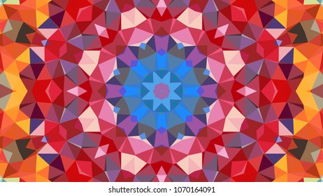 Geometric design, Mosaic of a vector kaleidoscope, abstract Mosaic Background, colorful Futuristic Background, geometric Triangular Pattern, EPS 10 Vector illustration