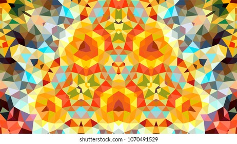 Geometric design, Mosaic of a vector kaleidoscope crystal, abstract Mosaic Background, colorful Futuristic Background, geometric Triangular Pattern, site or advertisement, EPS 10 Vector illustration