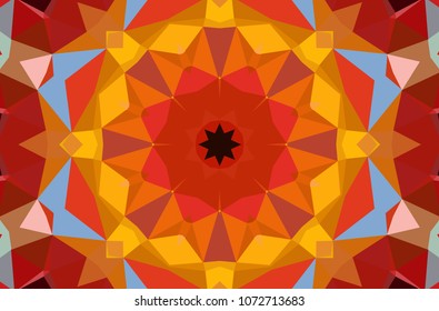 Geometric design, Mosaic of a vector kaleidoscope, abstract Mosaic Background, colorful Futuristic Background, geometric Triangular Pattern, EPS 10 Vector illustration.