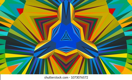 Geometric design, Mosaic of a vector kaleidoscope, abstract Mosaic Background, colorful Futuristic Background, geometric Triangular Pattern, EPS 10 Vector illustration.