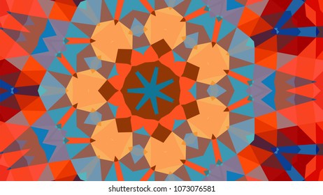 Geometric design, Mosaic of a vector kaleidoscope, abstract Mosaic Background, colorful Futuristic Background, geometric Triangular Pattern, EPS 10 Vector illustration.