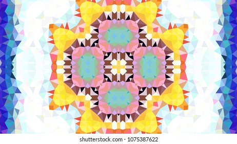 Geometric design, Mosaic of a vector kaleidoscope, abstract Mosaic Background, colorful Futuristic Background, geometric Triangular Pattern, EPS 10 Vector illustration.