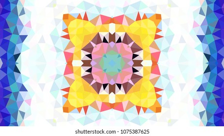 Geometric design, Mosaic of a vector kaleidoscope, abstract Mosaic Background, colorful Futuristic Background, geometric Triangular Pattern, EPS 10 Vector illustration.