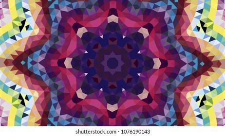 Geometric design, Mosaic of a vector kaleidoscope, abstract Mosaic Background, colorful Futuristic Background, geometric Triangular Pattern, EPS 10 Vector illustration.