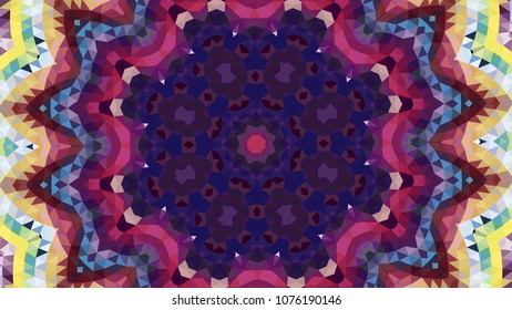 Geometric design, Mosaic of a vector kaleidoscope, abstract Mosaic Background, colorful Futuristic Background, geometric Triangular Pattern, EPS 10 Vector illustration.