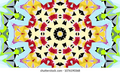 Geometric design, Mosaic of a vector kaleidoscope, abstract Mosaic Background, colorful Futuristic Background, geometric Triangular Pattern, EPS 10 Vector illustration.