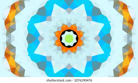Geometric design, Mosaic of a vector kaleidoscope, abstract Mosaic Background, colorful Futuristic Background, geometric Triangular Pattern, EPS 10 Vector illustration.