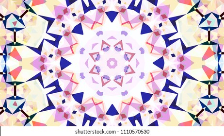 Geometric design, Mosaic of a vector kaleidoscope, abstract Mosaic Background, colorful Futuristic Background, geometric Triangular Pattern, EPS 10 Vector illustration.