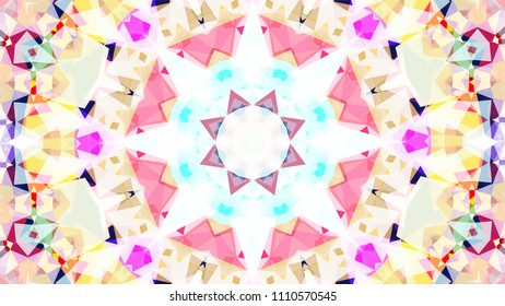 Geometric design, Mosaic of a vector kaleidoscope, abstract Mosaic Background, colorful Futuristic Background, geometric Triangular Pattern, EPS 10 Vector illustration.
