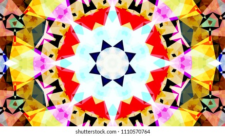 Geometric design, Mosaic of a vector kaleidoscope, abstract Mosaic Background, colorful Futuristic Background, geometric Triangular Pattern, EPS 10 Vector illustration.