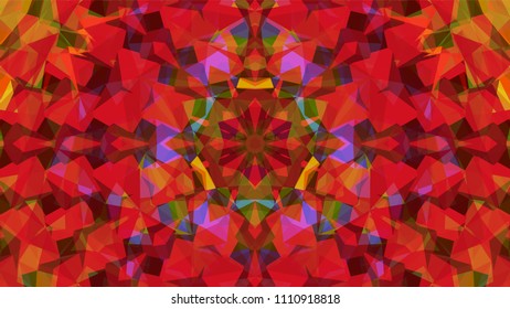 Geometric design, Mosaic of a vector kaleidoscope, abstract Mosaic Background, colorful Futuristic Background, geometric Triangular Pattern. Mosaic texture. Stained glass effect. EPS 10 Vector