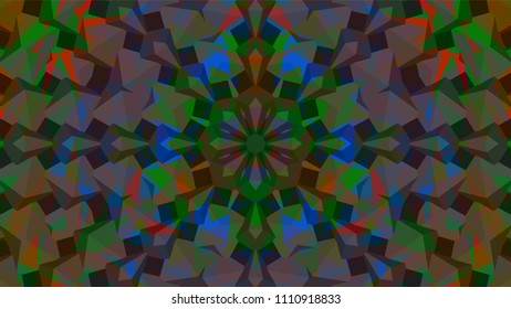 Geometric design, Mosaic of a vector kaleidoscope, abstract Mosaic Background, colorful Futuristic Background, geometric Triangular Pattern. Mosaic texture. Stained glass effect. EPS 10 Vector